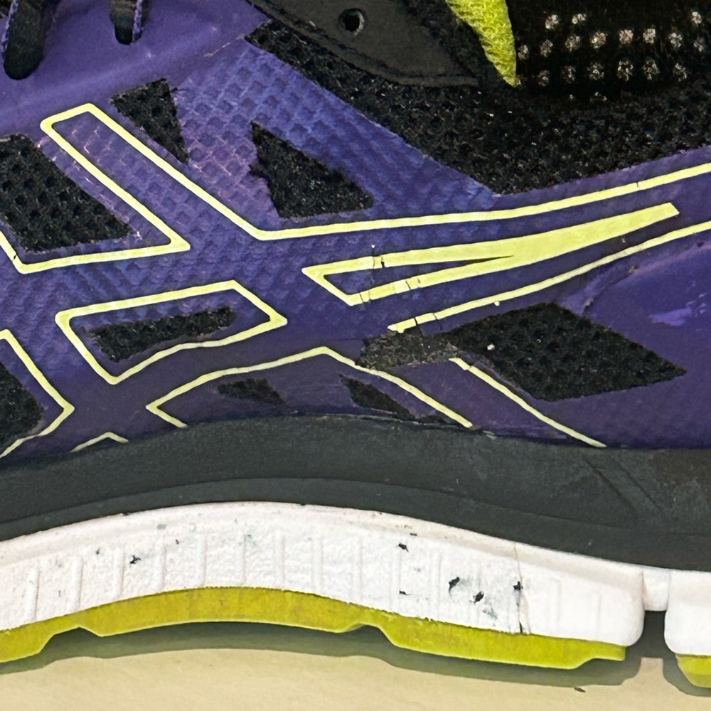 Asics Gel Neo 33 Women's Size 8.5 Black Mesh Lace Up Running Shoes T272N - Picture 8 of 13